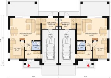 Parter projektu - APS 254 wariant 3 dwulokalowy