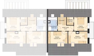 Poddasze projektu - APS 254 wariant 3