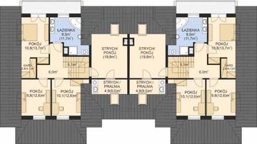 Poddasze projektu - APS 237 dwulokalowy