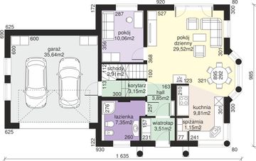 Parter projektu - Dom przy Przyjaznej 16