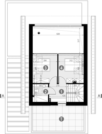 Poddasze projektu - HomeKoncept 94 A
