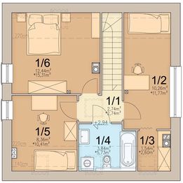 Poddasze projektu - Monte 4 Minimo