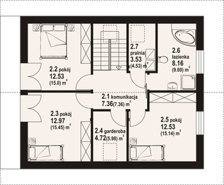 Poddasze projektu - Gryfice 6 mw