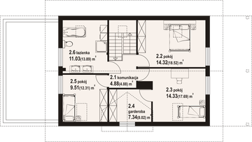 Poddasze projektu - Osiek 306 dw