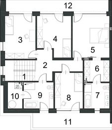 Piętro 1 projektu - EG-86