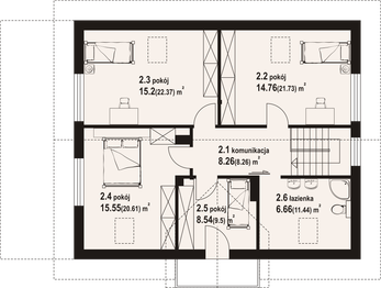 Poddasze projektu - Chroślice 13