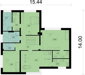 Piętro 1 projektu - KA162