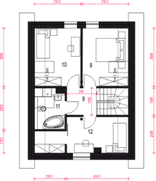 Poddasze projektu - Kiwi bez garażu [B]