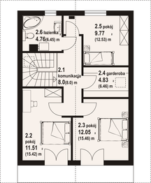 Poddasze projektu - Grajewo a3 dw