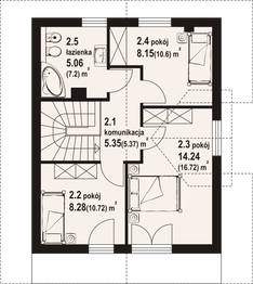 Poddasze projektu - Grajewo aa 70 dws