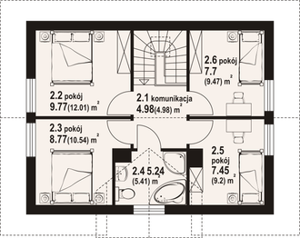 Poddasze projektu - Zawojowo aa 70 dws
