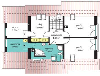 Poddasze projektu - BW-36 wariant 5 (FL)