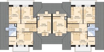 Poddasze projektu - APS 209 dwulokalowy