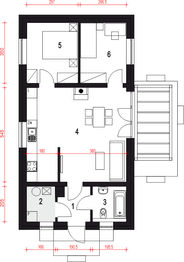 Parter projektu - Iwo II bez garażu [B]