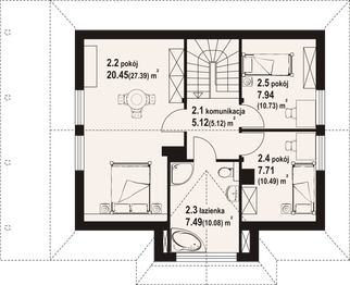 Poddasze projektu - Zawoja dws 4