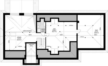 Poddasze projektu - Willa Parkowa 8 B