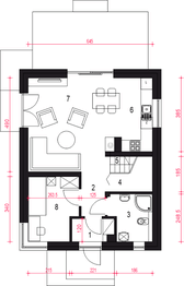 Parter projektu - Kiwi II bez garażu [B]