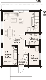 Parter projektu - Gronów aa 70 dw