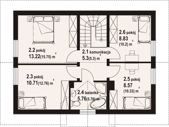 Poddasze projektu - Zawojowo a3