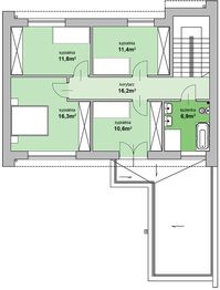 Piętro 1 projektu - MJS-106