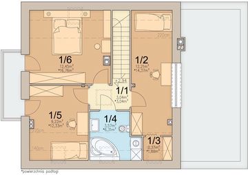Poddasze projektu - Monte 5