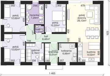 Parter projektu - Dom przy Olchowej