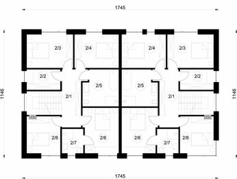 Piętro 1 projektu - B-150
