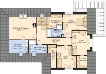 Poddasze projektu - APS 329