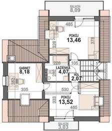 Poddasze projektu - MINI Nimfa