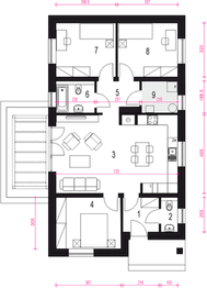 Parter projektu - Mango bez garażu [B]