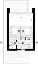 Poddasze projektu - HomeKoncept 95 A Ytong