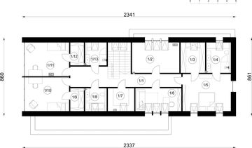 Poddasze projektu - A-54