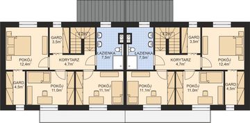 Poddasze projektu - APS 327 dwulokalowy