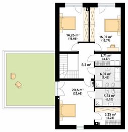 Poddasze projektu - Platan 2