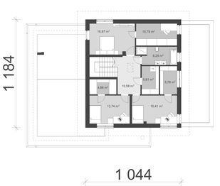 Piętro 1 projektu - uA262