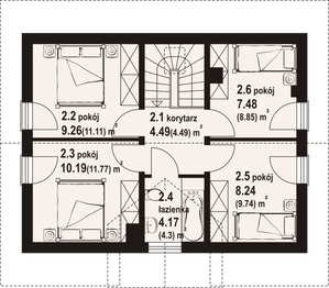 Poddasze projektu - Cedry aa 70 dws
