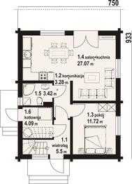 Parter projektu - Grochowo aa 70 dw