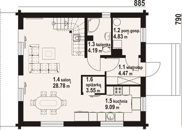 Parter projektu - Gryfice aa 70 dw