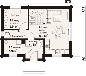 Parter projektu - Modrowo aa 70 dw