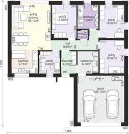 Parter projektu - Dom przy Olchowej 5