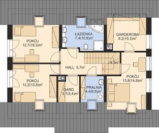 Poddasze projektu - APS 345