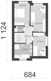 Piętro 1 projektu - uA178v1