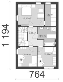 Piętro 1 projektu - uA109