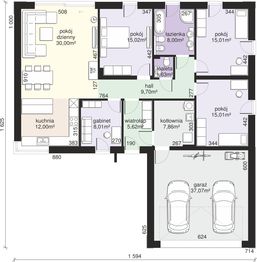 Parter projektu - Dom przy Olchowej 6