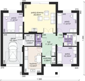 Parter projektu - Dom przy Sadowej 3