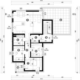 Piętro 1 projektu - NewHouse 777 D G1