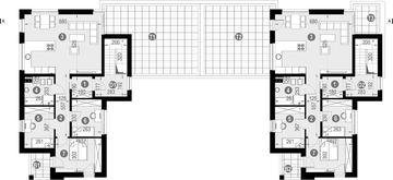 Piętro 1 projektu - NewHouse 777 B2 G2