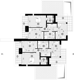 Piętro 1 projektu - NewHouse 744 B w1