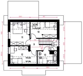Poddasze projektu - Figa z wiatą [A1]