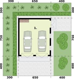 Parter projektu - G353 budynek gospodarczy